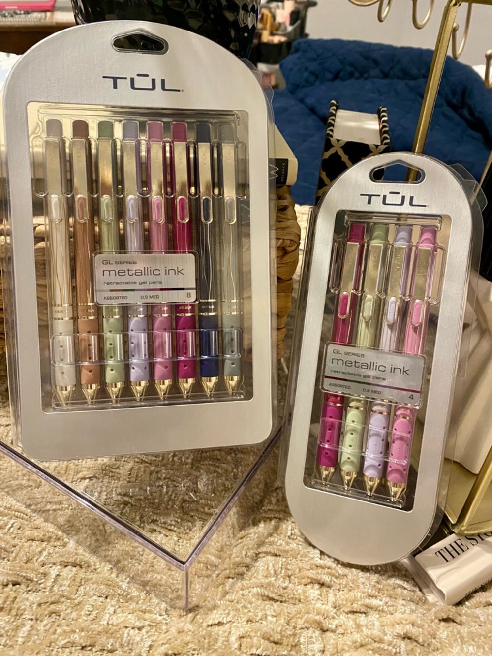 TUL Metallic Ink Gel Pens - Assorted Pastel Set